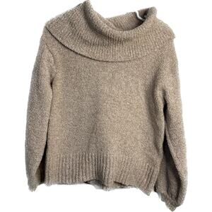 Jessica Simpson Tan Cowl Neck Sweater Size XS